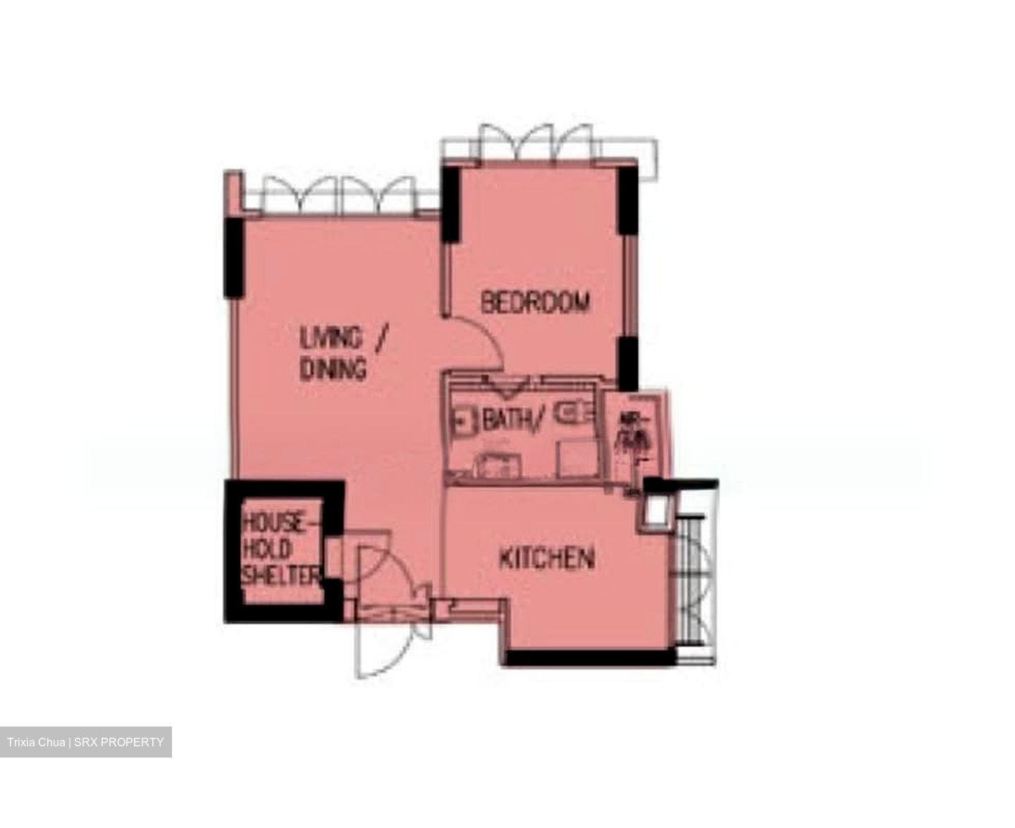 Blk 672B Waterway Banks (Punggol), HDB 2 Rooms #558905891